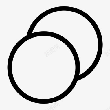 圆中圆几何图形设计环图标
