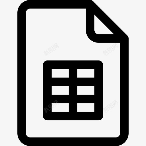 谷歌表格谷歌套件19线性svg_新图网 https://ixintu.com 谷歌 表格 套件 线性
