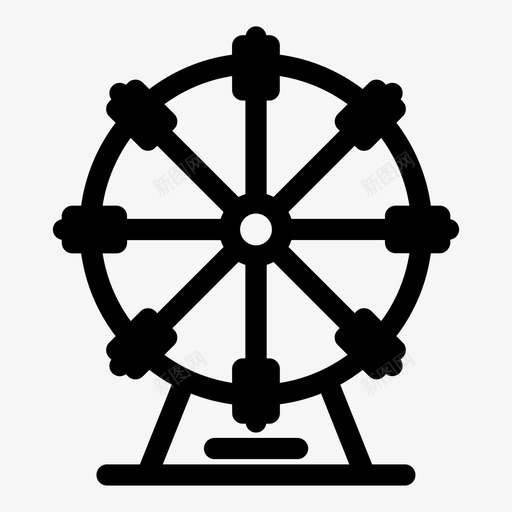 游乐园嘉年华娱乐svg_新图网 https://ixintu.com 游乐园 嘉年华 娱乐 摩天轮