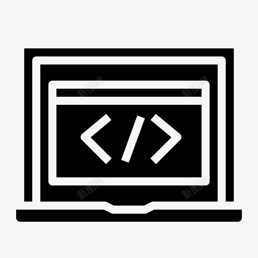 网页代码开发svg_新图网 https://ixintu.com 网页 代码 开发 笔记本 电脑 编程 屏幕 在线 商务