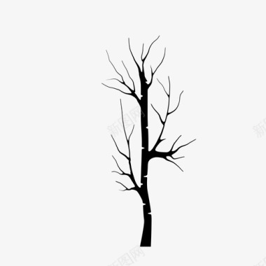 枯树柴火植物图标
