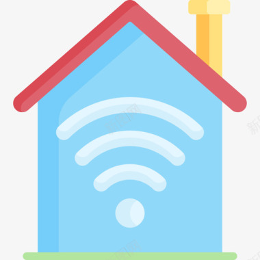 Wifi连接在家办公68平坦图标