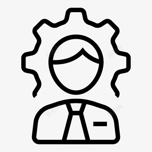 经理商业商人svg_新图网 https://ixintu.com 商业 经理 商人 管理 工作 金融