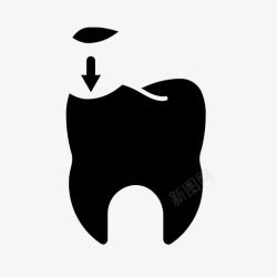 牙科假肢腐烂护理牙科高清图片
