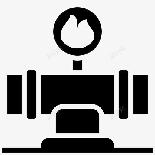 天然气管道能源燃料svg_新图网 https://ixintu.com 天然气 管道 能源 燃料 供应 元素 glyph 0000057