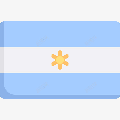 阿根廷国旗17平坦svg_新图网 https://ixintu.com 阿根廷 国旗 平坦