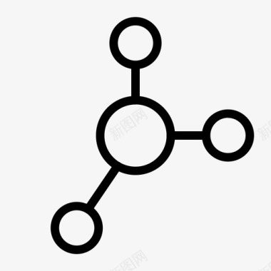 物理原子磁铁图标