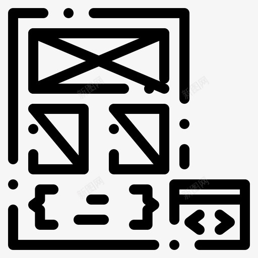 应用程序编码开发svg_新图网 https://ixintu.com 编码 开发 应用程序 页面 编程