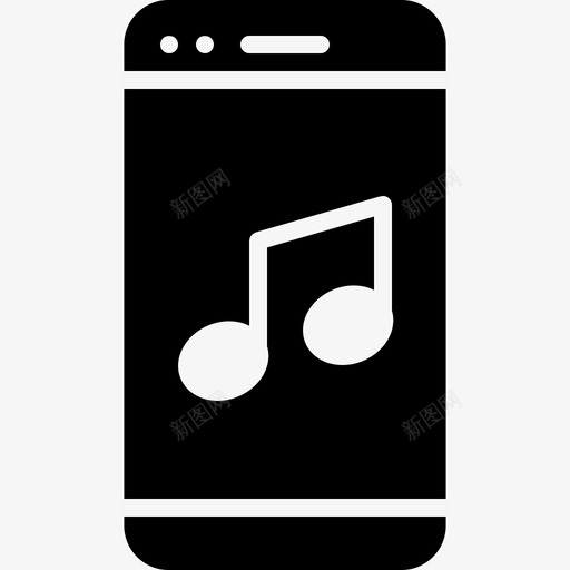 音乐智能手机活动日常svg_新图网 https://ixintu.com 日常 音乐 智能 手机 活动 生活方式 早晨