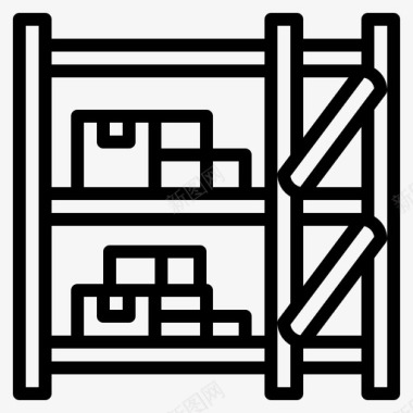 架子家具储藏室图标