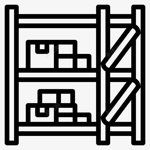 架子家具储藏室svg_新图网 https://ixintu.com 架子 家具 储藏室 轮廓