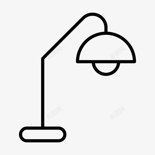 灯照明灯罩svg_新图网 https://ixintu.com 照明 灯罩 台灯 设备