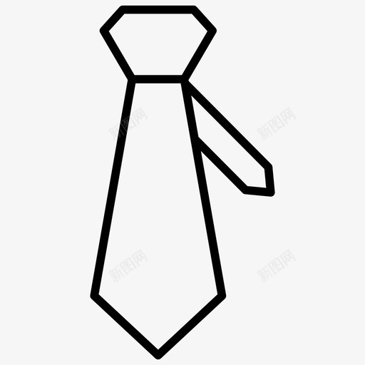 领带时尚领带制服领带svg_新图网 https://ixintu.com 领带 时尚 制服 套装 服装 配件 矢量 矢量图 图标