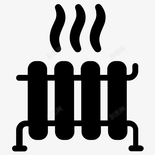 加热器暖气散热器svg_新图网 https://ixintu.com 暖气 加热器 散热器
