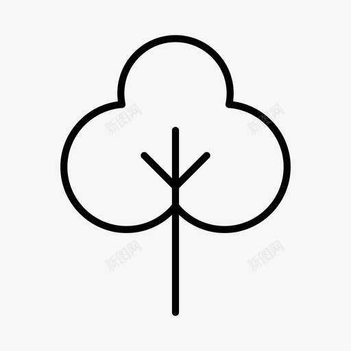 树花园绿色植物svg_新图网 https://ixintu.com 花园 绿色植物 自然 植物 树木