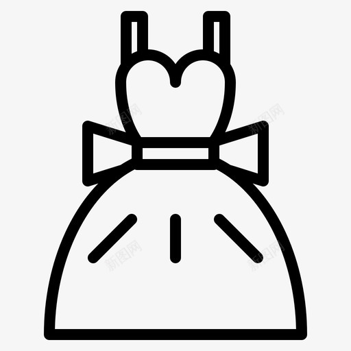 婚纱漂亮新娘礼服svg_新图网 https://ixintu.com 婚纱 漂亮 新娘 礼服 时尚