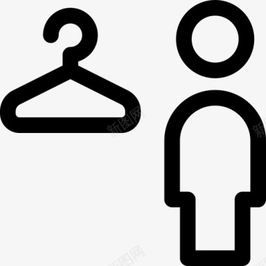 衣柜男装2件图标
