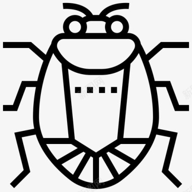虫节肢动物昆虫图标