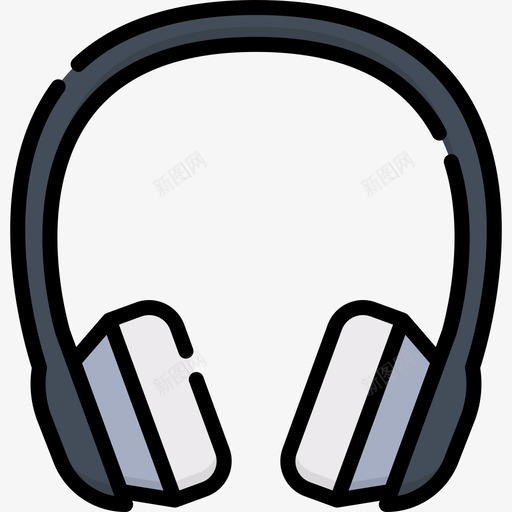 耳机电子设备30线性颜色svg_新图网 https://ixintu.com 耳机 电子设备 线性 颜色