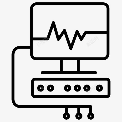 ECG监护仪病毒160概述svg_新图网 https://ixintu.com ECG 监护仪 病毒 概述