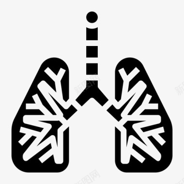 肺部covid20填充图标