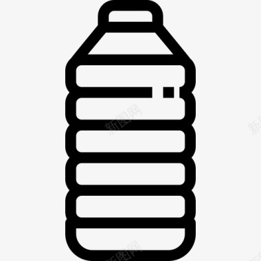 饮用水瓶子容器图标