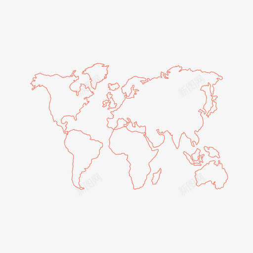 世界地图国家全球svg_新图网 https://ixintu.com 世界地图 国家 全球 风险 地图 轮廓
