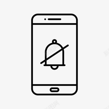静音通知无通知38智能手机图标