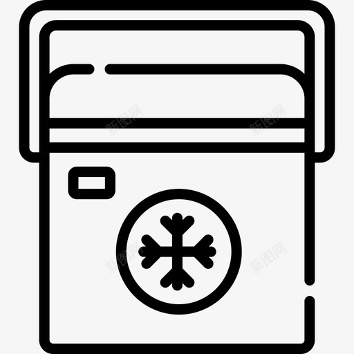 便携式冰箱夏季185线性svg_新图网 https://ixintu.com 便携式 冰箱 夏季 线性