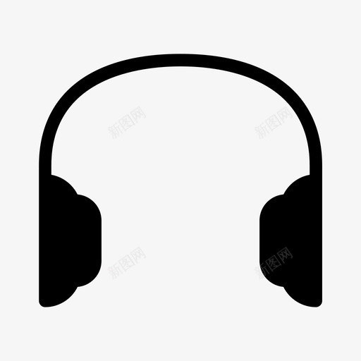 耳机听技术现代标志svg_新图网 https://ixintu.com 耳机 技术 现代 标志