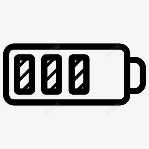 aaa电池电池电力svg_新图网 https://ixintu.com 电池 aaa 电力 电源