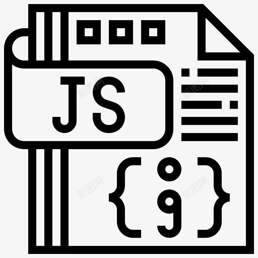 js文件编码程序员svg_新图网 https://ixintu.com 文件 js 编码 程序员 网页 类型