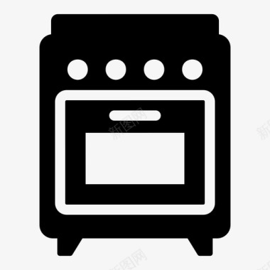 灶具厨房抽油烟机厨房内部图标
