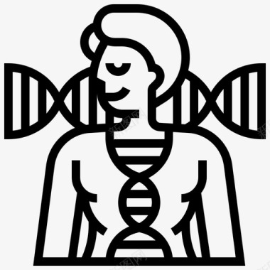 dna链代码遗传学图标