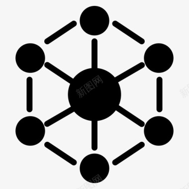 网络商务联系图标