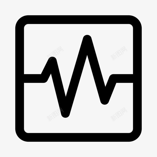 心跳诊断脉动波线趋势数据线性svg_新图网 https://ixintu.com 心跳 诊断 脉动 波线 趋势 数据 数据线 线性