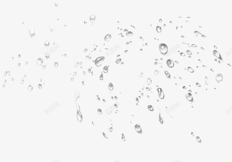 雨滴水滴水珠海报png免抠素材_新图网 https://ixintu.com 免扣 悬浮 水滴 水珠 浮物 漂浮 线条 透明 雨滴