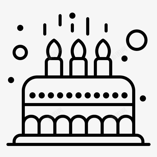 派对蛋糕孩子svg_新图网 https://ixintu.com 孩子 派对 蛋糕 可爱 爱的 婴儿 淋浴 常规 线路