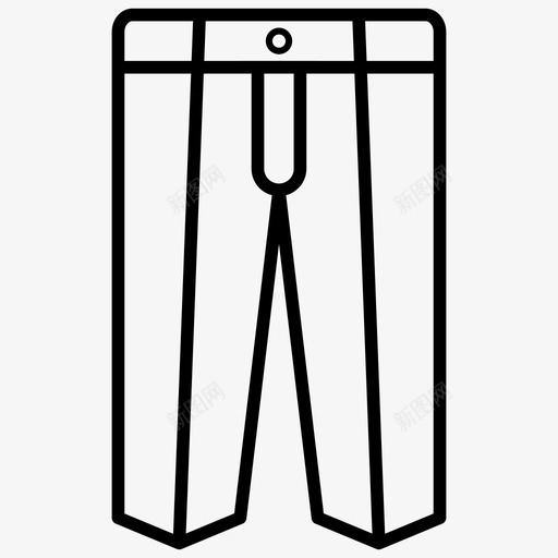 正装长裤牛仔裤男式长裤svg_新图网 https://ixintu.com 长裤 正装 牛仔裤 男式 运动 套装 衣服 配件 向量 图标