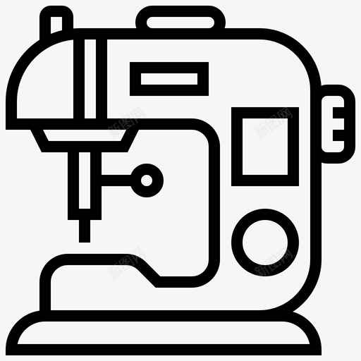 缝纫机裁缝布料svg_新图网 https://ixintu.com 缝纫机 裁缝 布料 家用电器