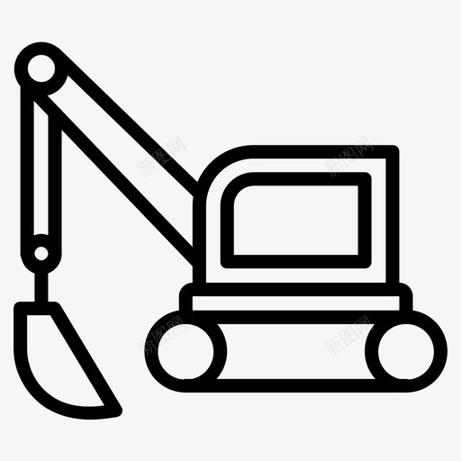 起重机汽车货物svg_新图网 https://ixintu.com 起重机 汽车 货物 克雷 雷恩 交货 装运