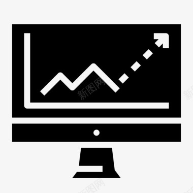 分析软件计算机金融图标