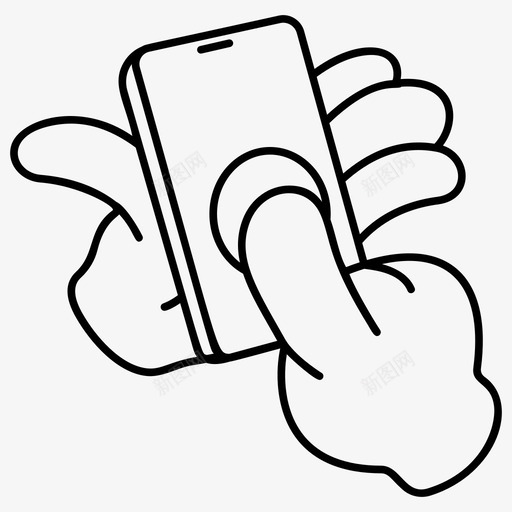 触摸屏手指轻触手势控制svg_新图网 https://ixintu.com 触摸屏 手势 手部 活动 手指 轻触 控制 矢量 矢量图 图标