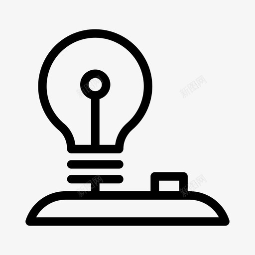 灯泡电路电气实验svg_新图网 https://ixintu.com 灯泡 电路 电气 实验 灯光 科学技术 符号