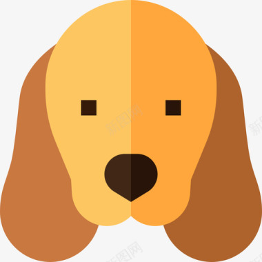 可卡犬犬种18扁平图标