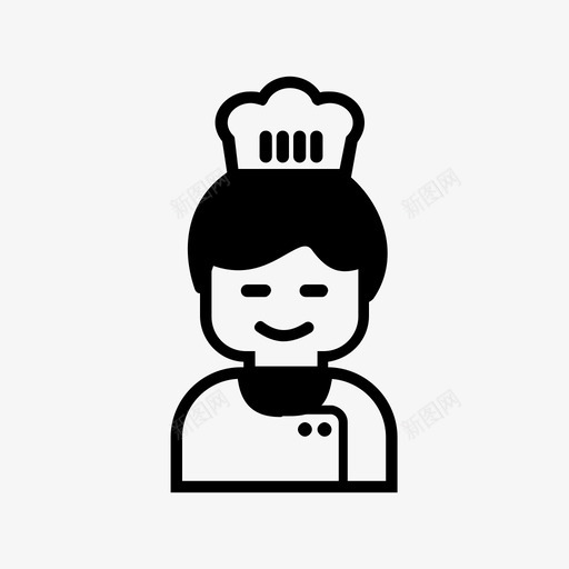 厨师化身烹饪svg_新图网 https://ixintu.com 厨师 化身 烹饪 餐厅 职业