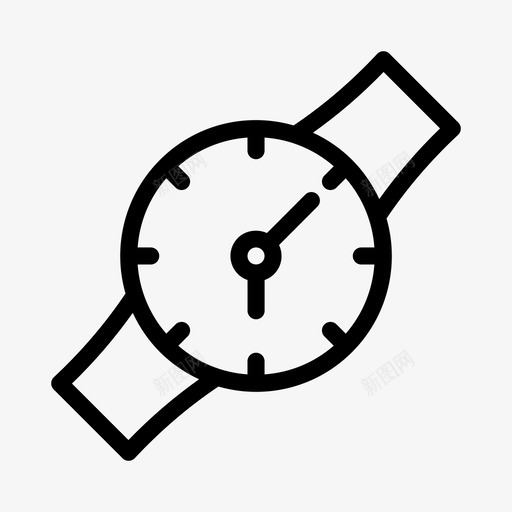 腕表时钟时间表svg_新图网 https://ixintu.com 腕表 时钟 时间表 时间 项目管理 字形