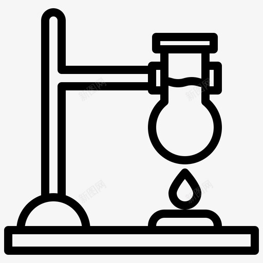 本生灯科学150线性svg_新图网 https://ixintu.com 本生 科学 线性