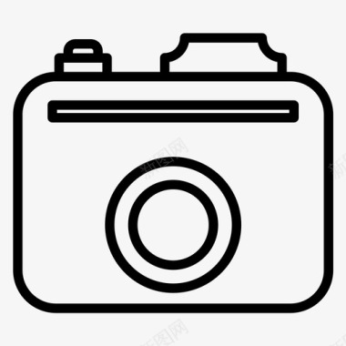 数码相机单反相机摄影图标