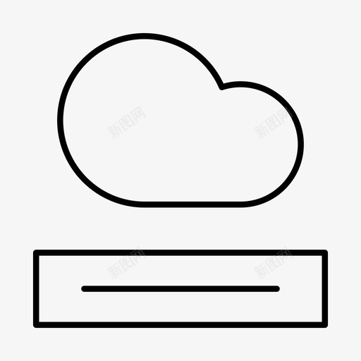 云internet加载svg_新图网 https://ixintu.com 加载 internet 网络 网络服务 服务器 细线